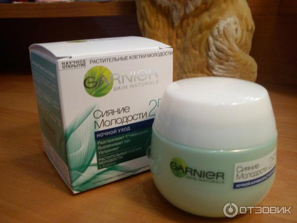 Крем для лица Garnier Сияние молодости 25+ ночной уход фото