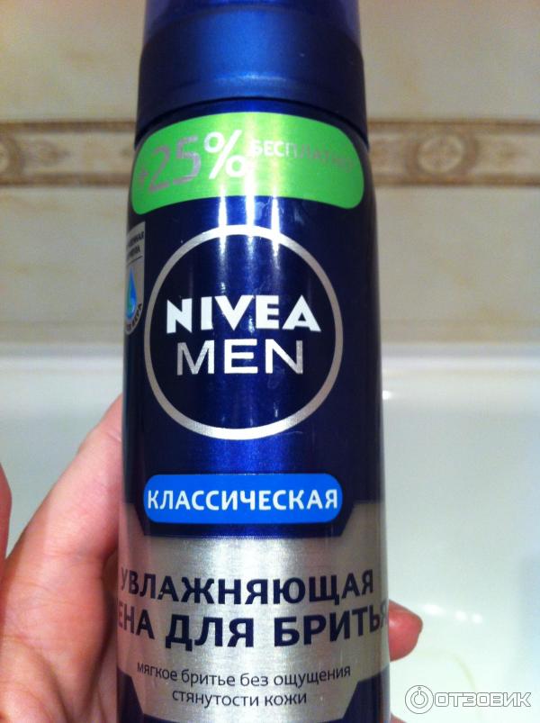 Пена для бритья Nivea Men Классическая фото