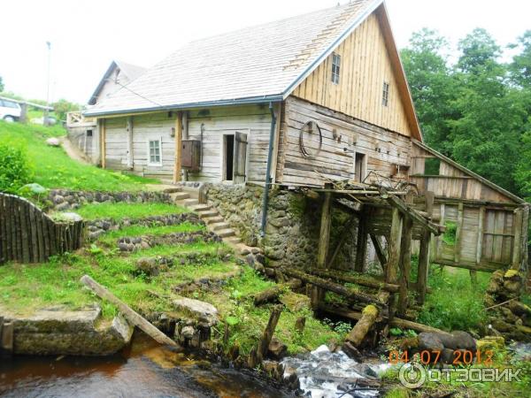 Водяная мельница Шлининке (Литва, Зарасай) фото