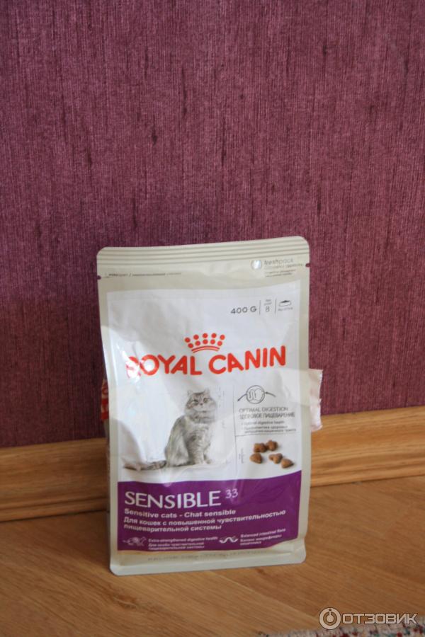 Сухой royal canin sensible