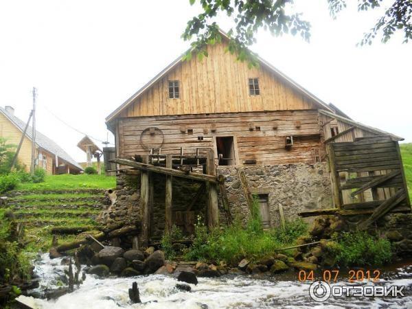 Водяная мельница Шлининке (Литва, Зарасай) фото