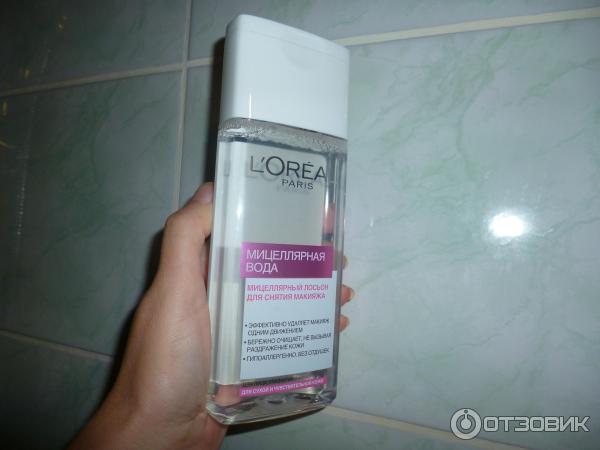 Мицелярная вода L'OREAL paris для сухой и чувствительной кожи фото