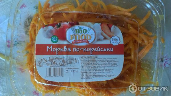 Морковь по-корейски Bio food фото