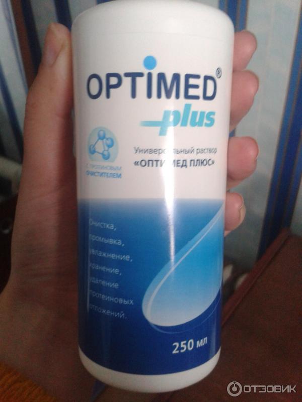 Раствор для линз Optimed plus фото