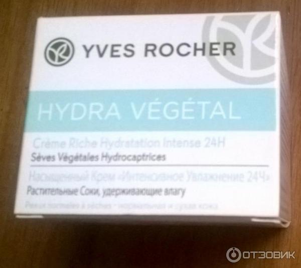 Насыщенный крем Yves Rocher Hydra Vegetal Интенсивное увлажнение 24 часа фото