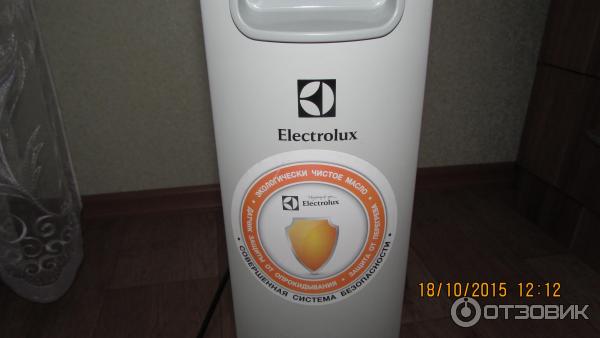 система безопасности обогревателя Electrolux