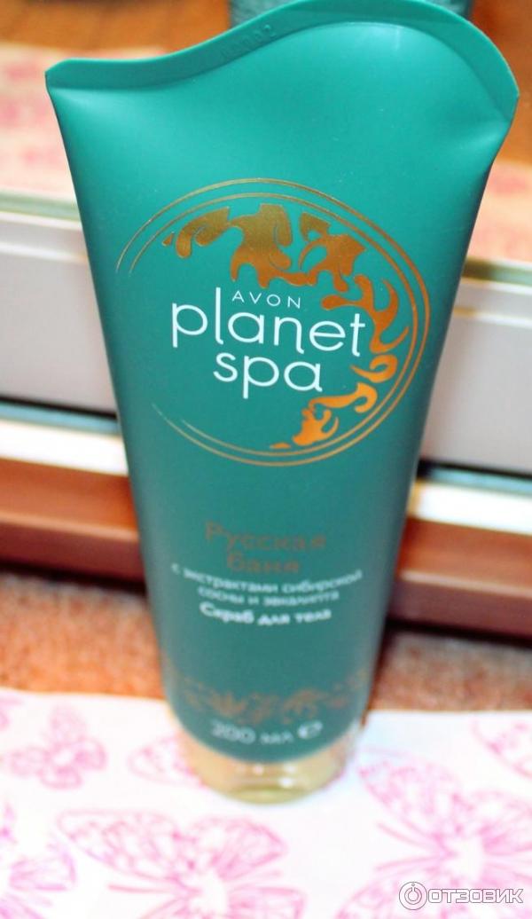 Скраб для тела Avon Planet Spa Русская Баня с экстрактом сибирской сосны и эвкалипта фото