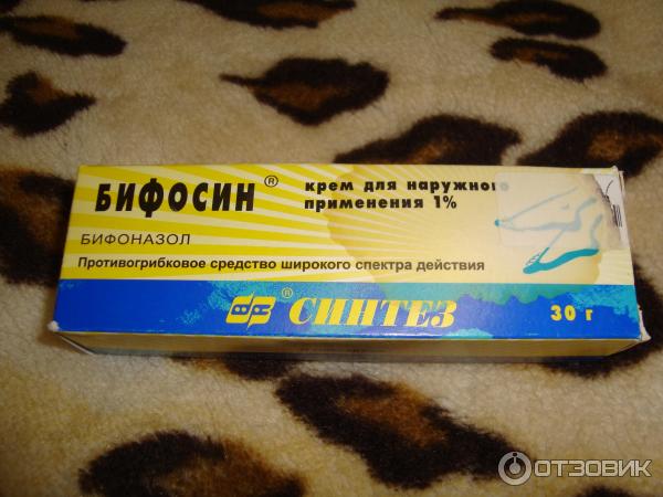 Противогрибковое средство широкого спектра действия Синтез АКО Бифосин-крем фото