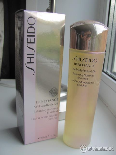 Балансирующий софтнер Shiseido Benefiance Wrinkle Resist 24 Balancing Softener Enriched фото