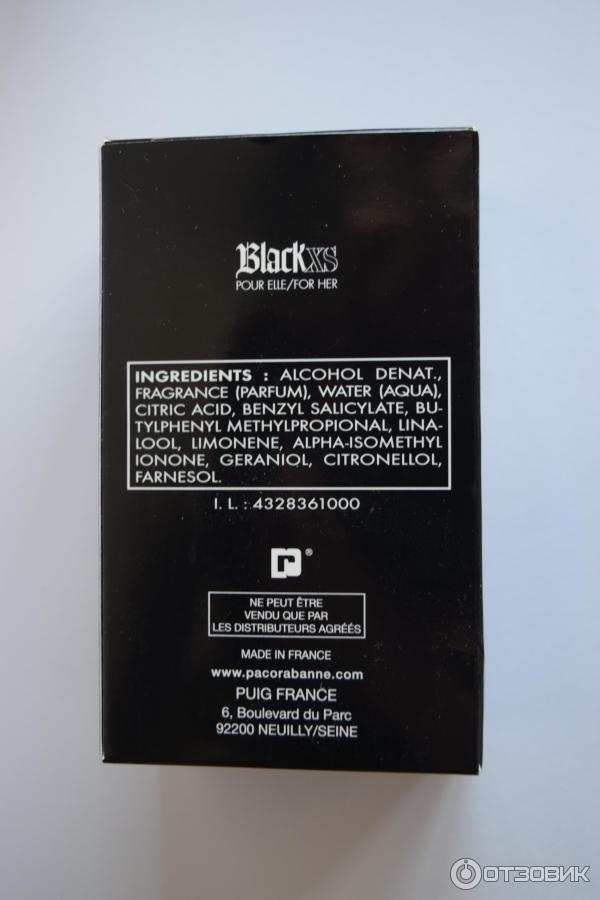 Женские духи Paco Rabanne Black XS фото