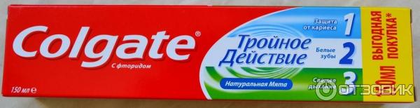 Зубная паста Colgate Triple Action фото