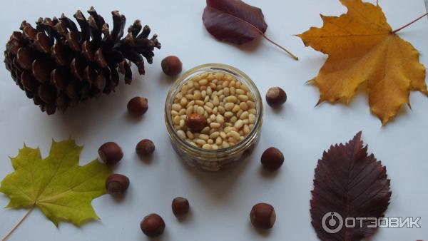 Фундук и кедровый орех в меду ВкусВилл фото