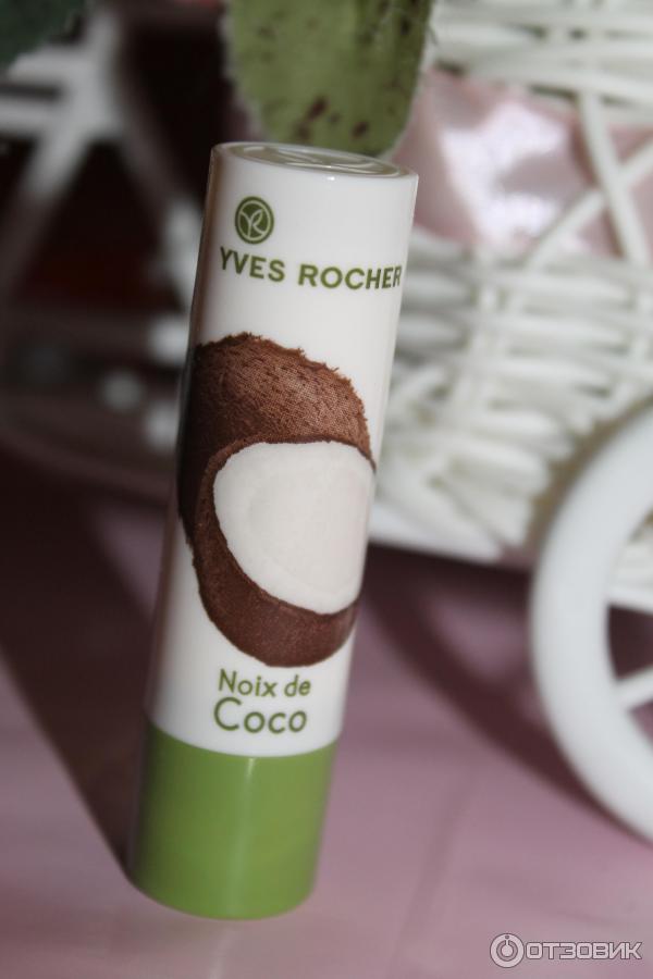 Смягчающий бальзам для губ Yves Rocher Кокос фото