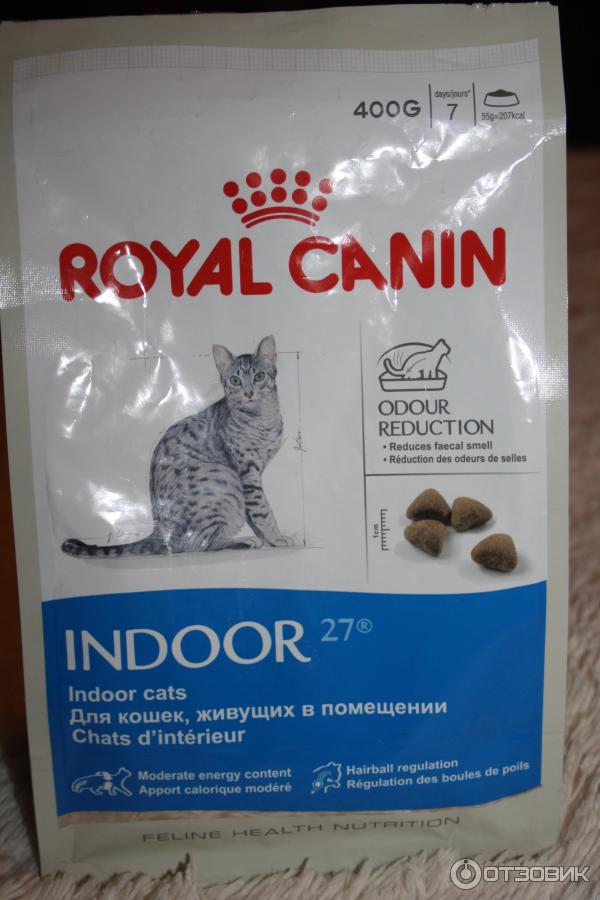 Сухой корм Royal Canin Indoor 27 для кошек живущих в помещении