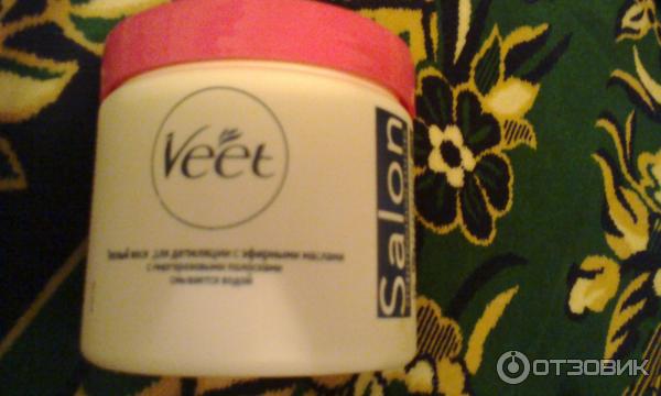 Теплый воск для депиляции Veet с эфирными маслами фото