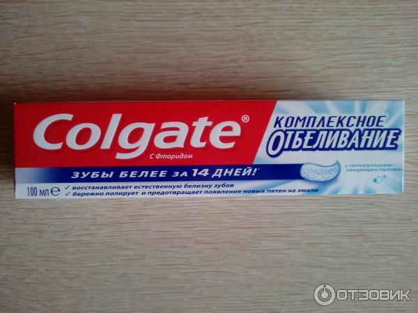 Зубная паста Colgate Комплексное отбеливание фото