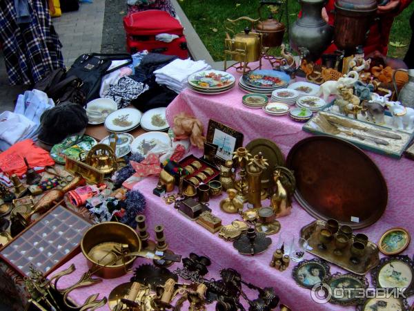 Блошиный рынок в Саду им. Баумана (Россия, Москва) фото