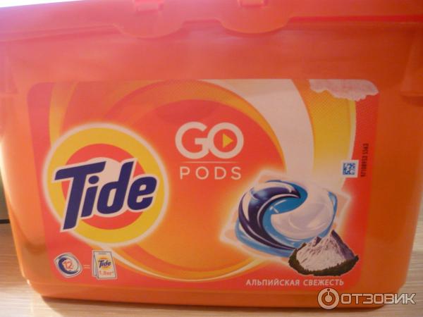 Гель-капсулы для стирки Tide С прикосновением аромата Lenor фото