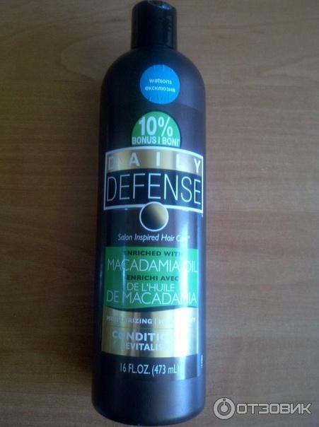 Шампунь и кондиционер для волос Daily Defense with Macadamia Oil