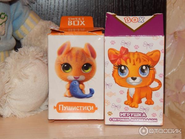 Мармелад с игрушкой Sweet Box Пушистики фото