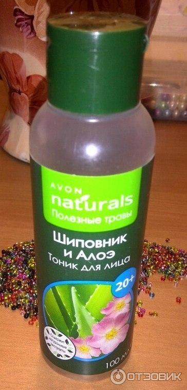 Тоник для лица Avon Naturals Шиповник и алоэ