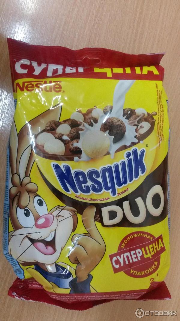 Готовый завтрак Nesquik Duo Nestle фото