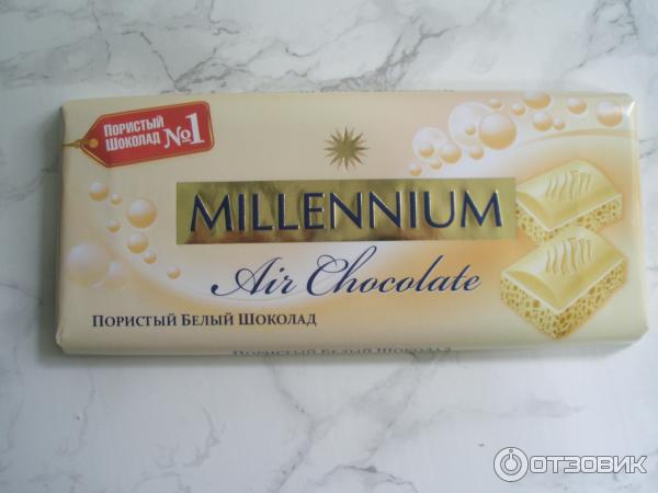 Пористый белый шоколад Millenium Air Chocolate фото