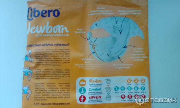 Детские подгузники Libero Newborn фото