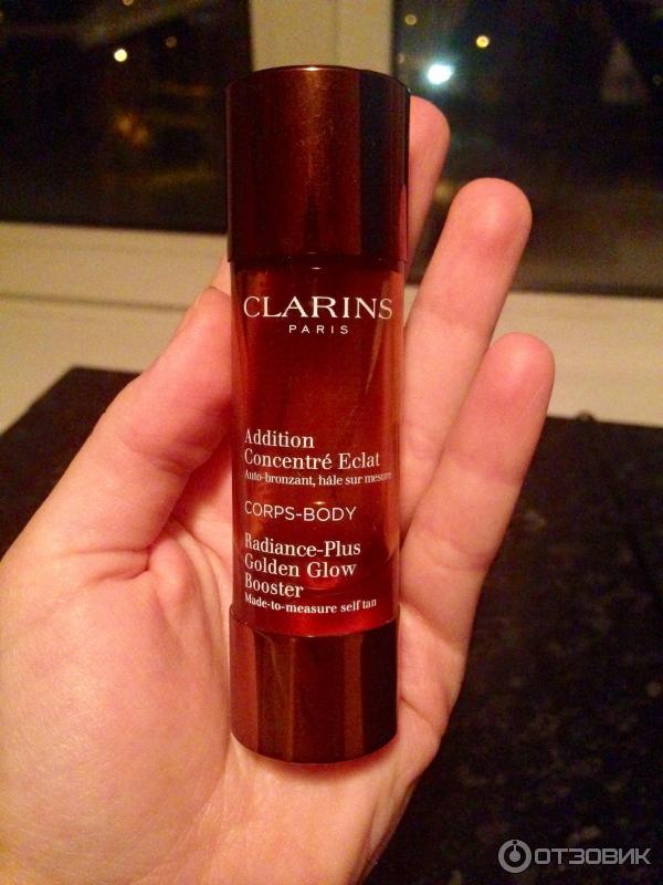 Концентрат с эффектом искусственного загара Clarins Radiance-Plus Golden Glow Booster фото