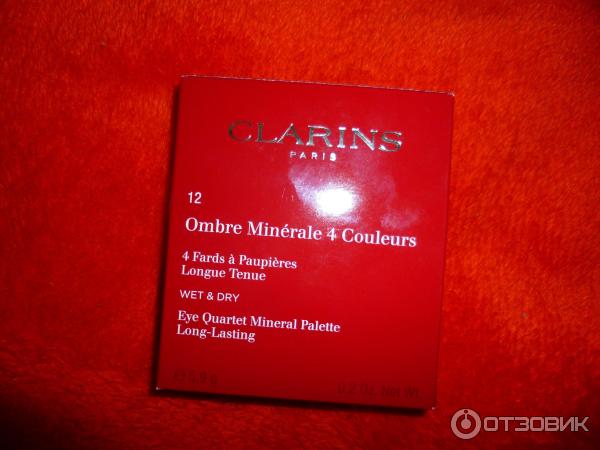 Минеральные тени для век Clarins Ombre Minerale 4 Couleurs фото