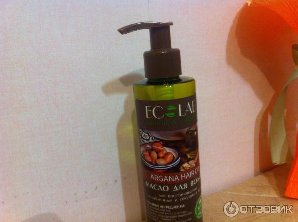 Масло для волос Ecolab Argana hair oil фото