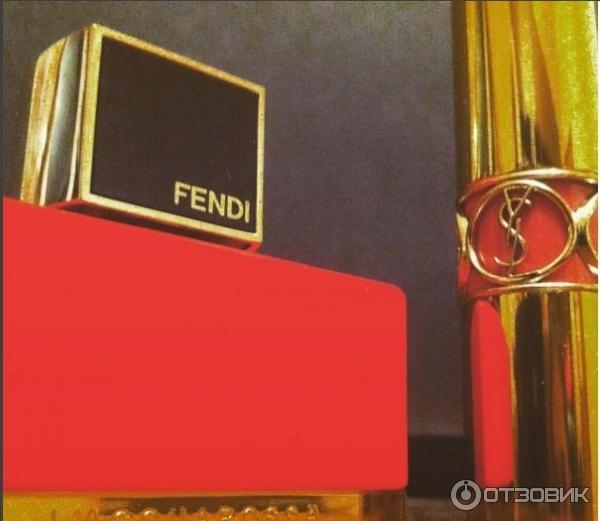 моя помада и в дополнение к ней чудесный аромат от Fendi