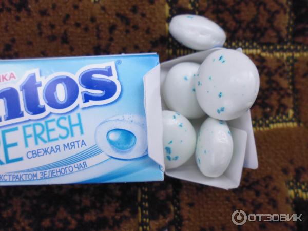 Жевательная резинка Mentos Pure Fresh Свежая мята фото