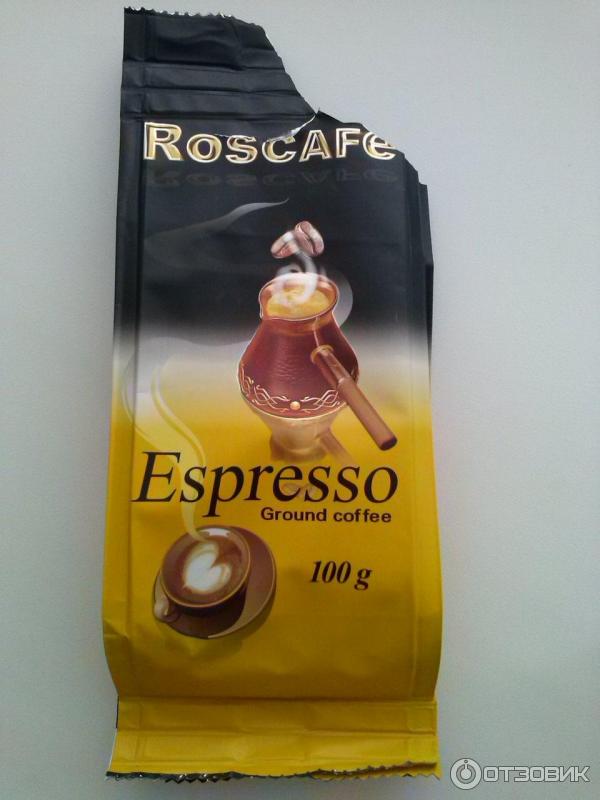 Кофе молотый Roscafe Espresso Ground coffee