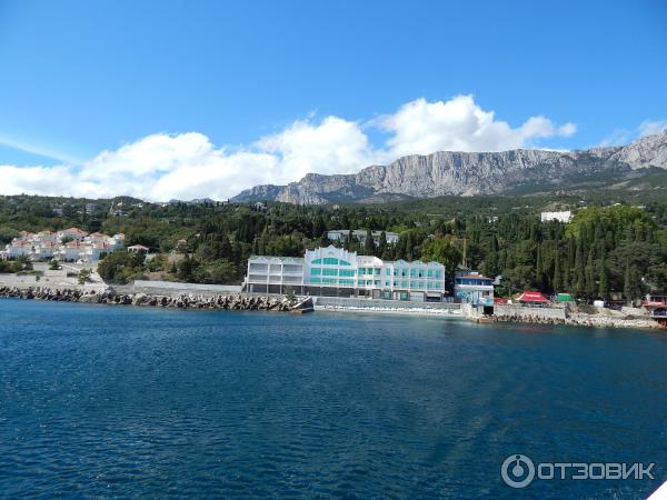 Пляж горное солнце алупка фото Отзыв о Отдых в Алупке (Крым) Санаторий "Горное солнце" (корпус "сон у моря")