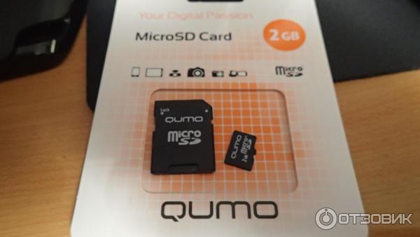 Карта памяти Qumo MicroSD Card 2 gb фото