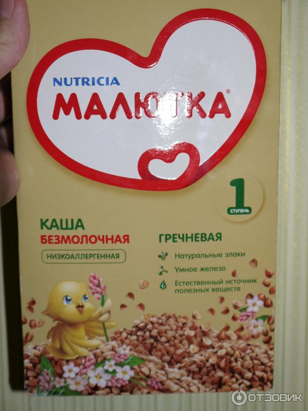 Безмолочная гречневая каша Nutricia Малютка фото