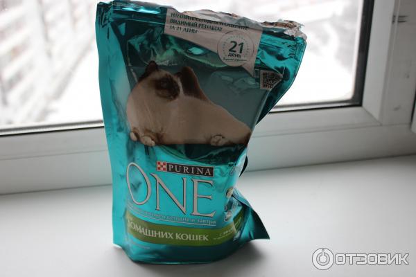 Сухой корм Purina ONE для домашних кошек фото