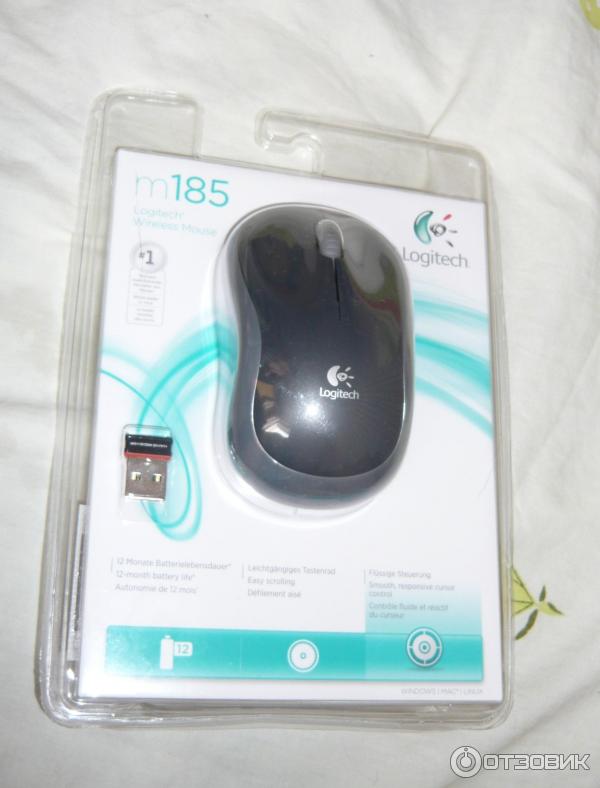 Беспроводная мышь Logitech M185 фото