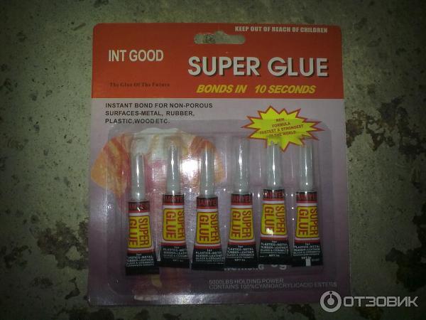 Клей Super Glue Hesbros в упаковке