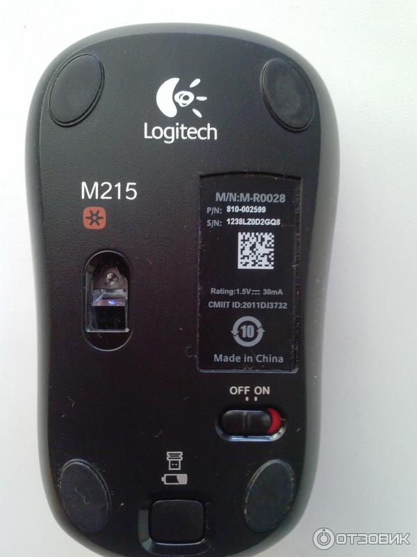 Мышь Logitech Wireless Mouse M215 фото