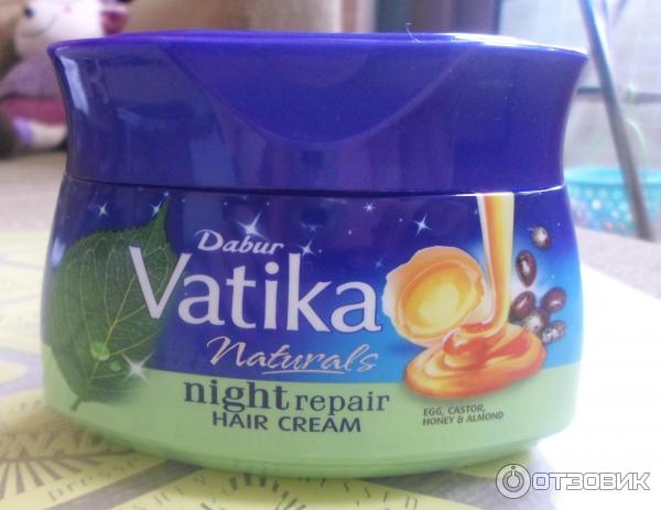 Ночной восстанавливающий крем для волос Dabur Vatika Night Repair Hair Cream фото