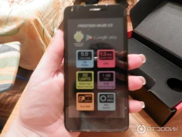 Мобильный телефон Prestigio MultiPhone 3504 Muze C3 фото