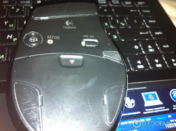 Беспроводная лазерная мышь Logitech Marathon Mouse M705 фото