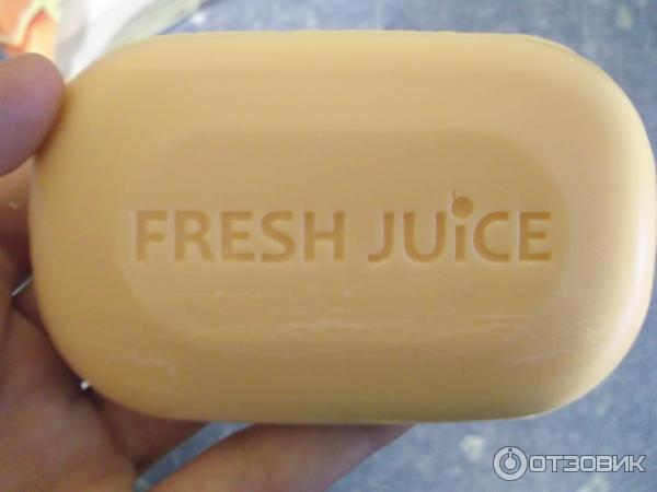 Мыло косметическое Fresh Juice Апельсин и корица с глицерином фото