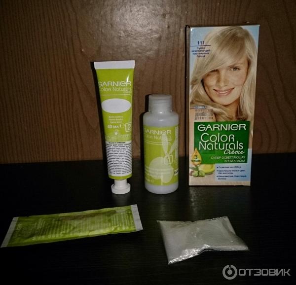 Garnier color naturals платиновый блонд