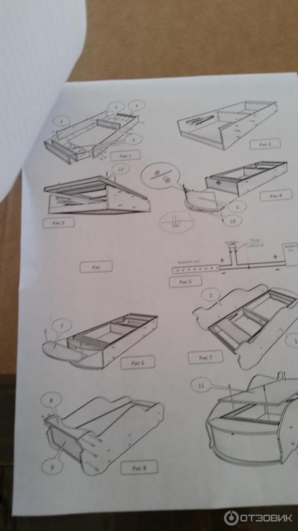 Кровать машина инструкция по сборке