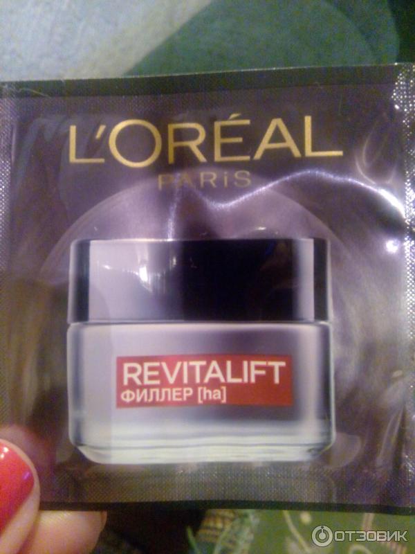 Крем для лица дневной L'Oreal revitalift ФИЛЛЕР гиалуроновый восстановитель объема фото