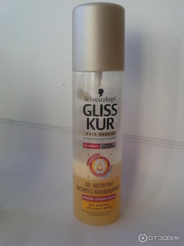 Экспресс-кондиционер Schwarzkopf Gliss Kur Oil Nutritive против сечения волос фото