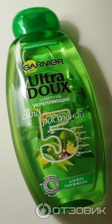 Шампунь Garnier Ultra Doux Сила 5 Растений фото